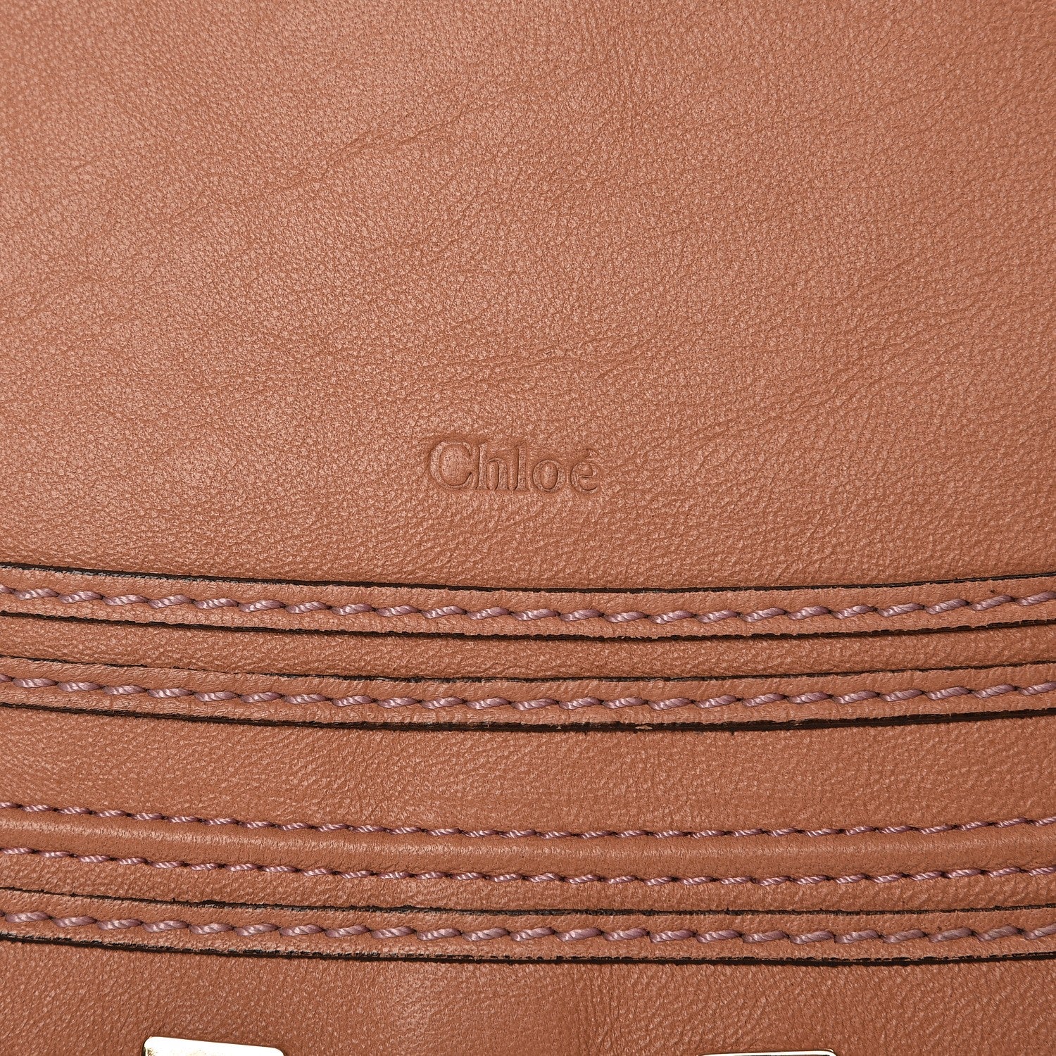 Chloe Calfskin Small Marcie Satchel Pink 8 of 8