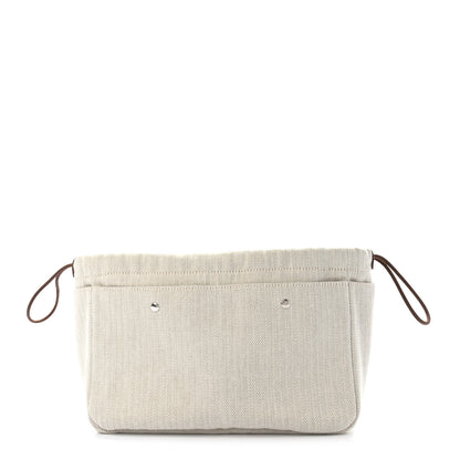 Hermes Canvas Barenia Fourbi 25 MM Pouch Naturel Fauve 1 of 8