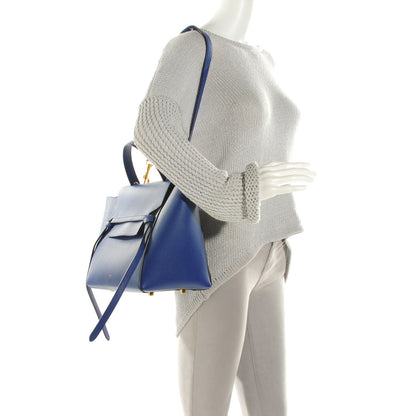 Celine Drummed Calfskin Small Belt Bag Indigo 2 of 9