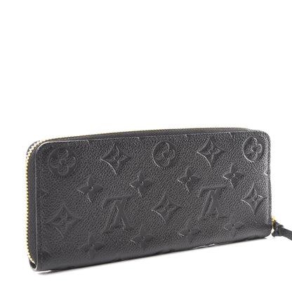 Louis Vuitton Empreinte Clemence Wallet Black 2 of 12
