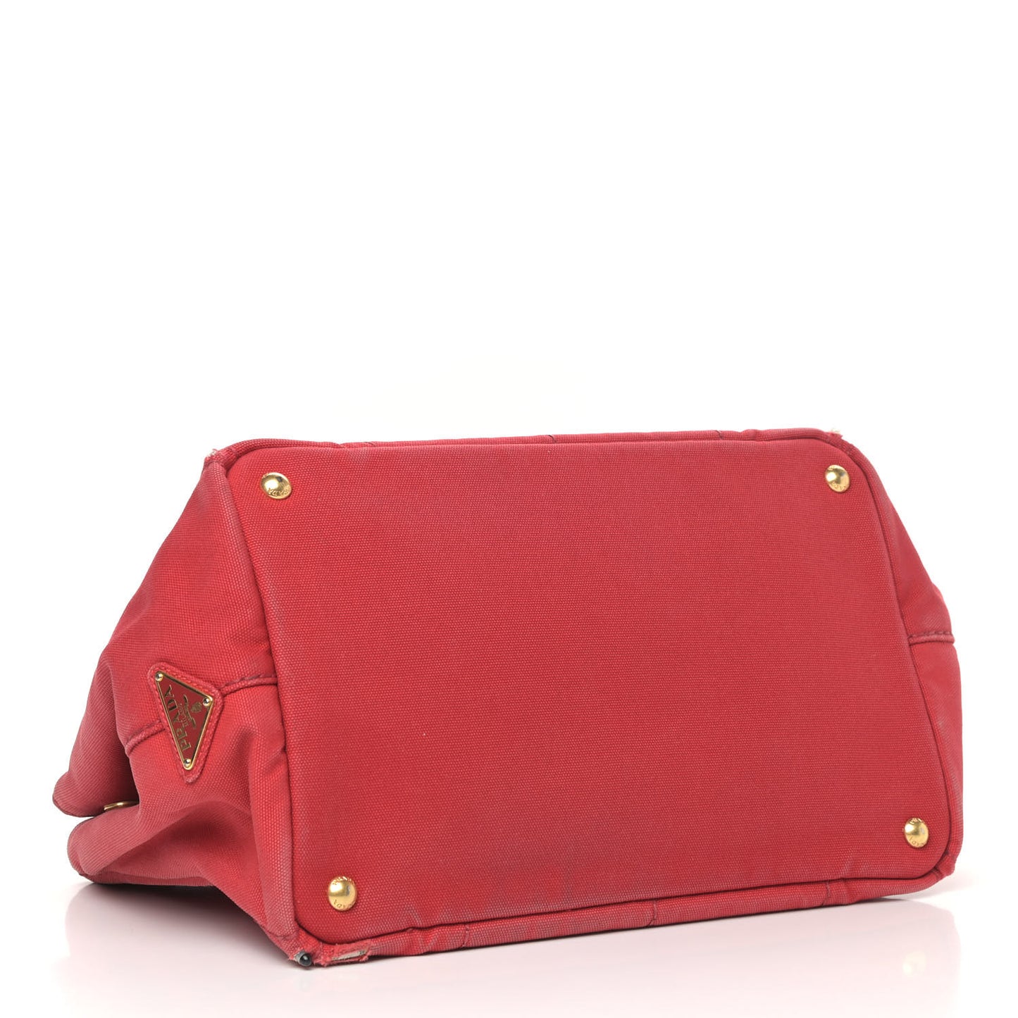 Canapa Logo Shopping Tote Rosso