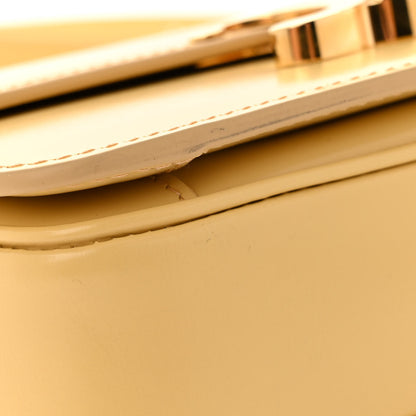 Celine Shiny Calfskin Teen Triomphe Light Yellow 13 of 14