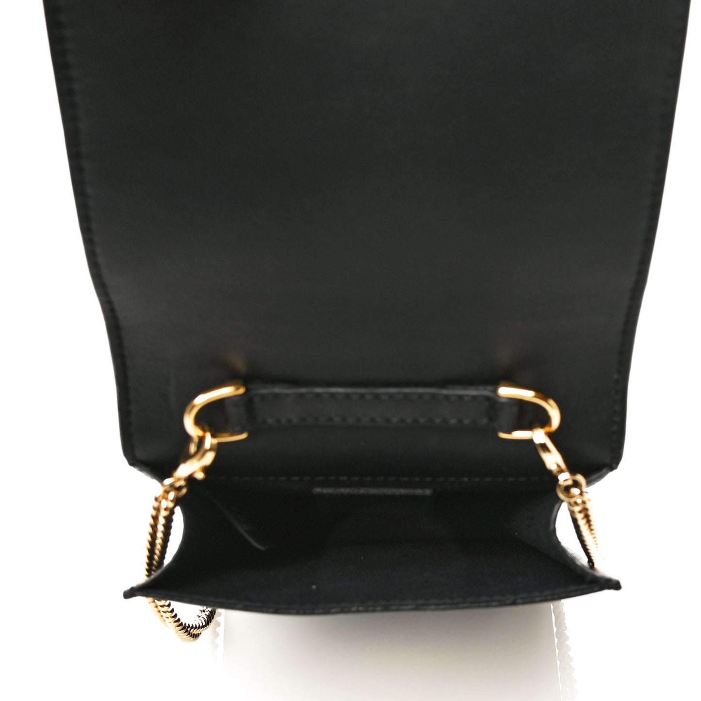 Vitello Grace Matte Kan U Vertical Wallet On Chain Black