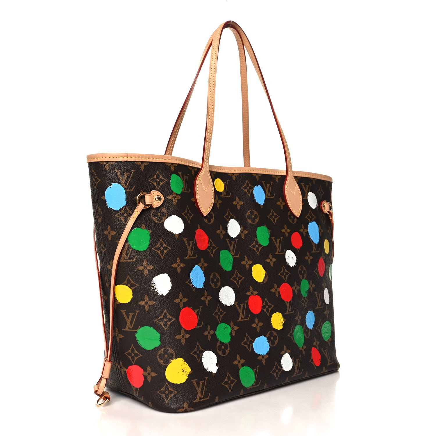 Louis Vuitton LV X YK Monogram Dots Neverfull MM 4 of 11