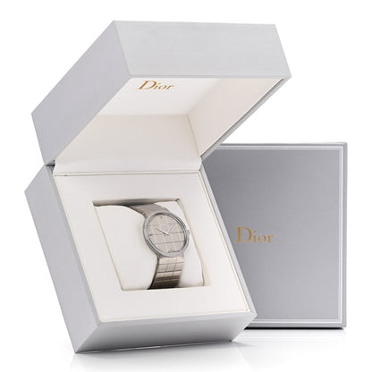 Christian Dior Stainless Steel Diamond Bezel 38mm La D De Dior Quartz Watch 5 of 5