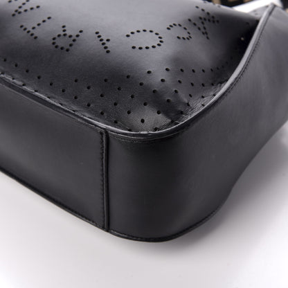 Stella McCartney Eco Alter Nappa Perforated Logo Mini Crossbody Black 8 of 8