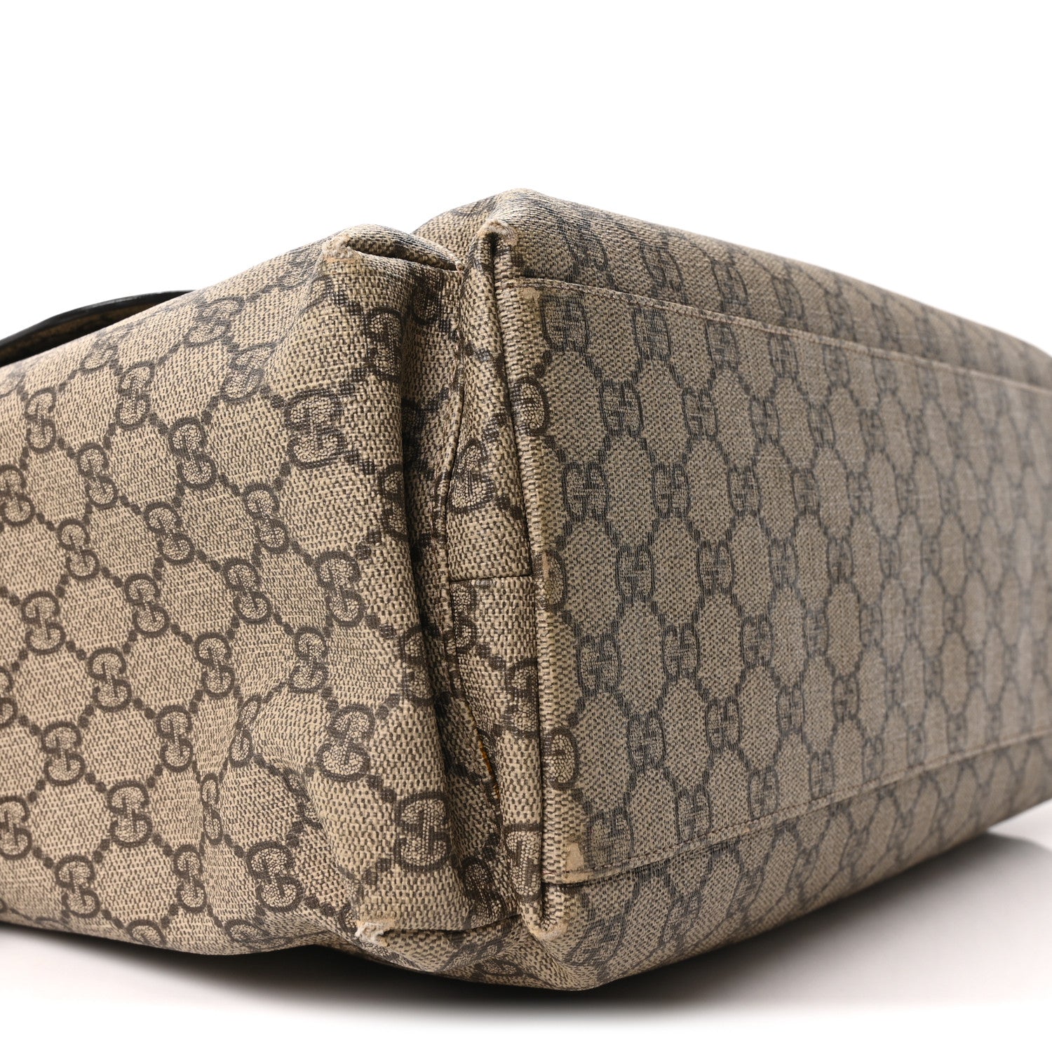 Gucci GG Plus Monogram Messenger Diaper Bag Dark Brown 9 of 10