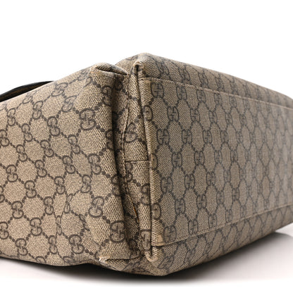 Gucci GG Plus Monogram Messenger Diaper Bag Dark Brown 9 of 10