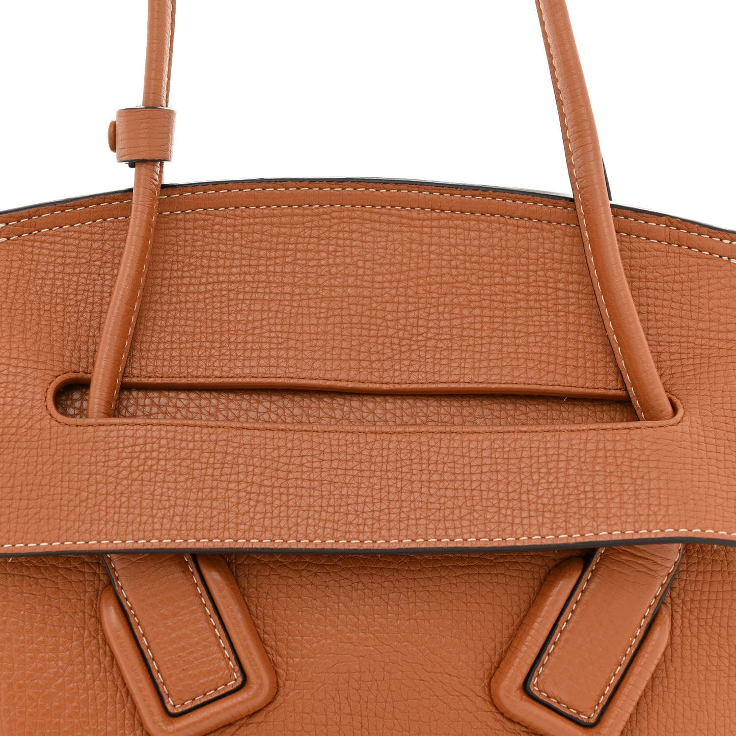 Grainy Calfskin Small Arco Wood