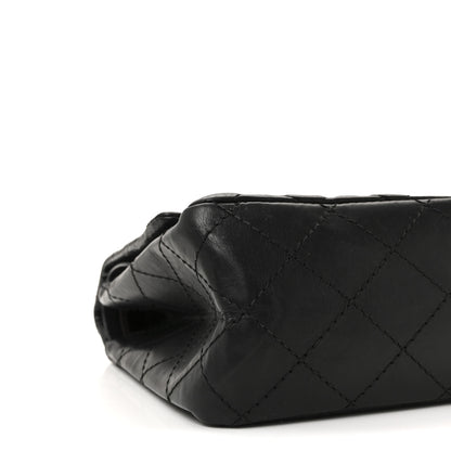 Chanel Aged Calfskin Quilted 2.55 Reissue 226 Flap Black 9 of 10