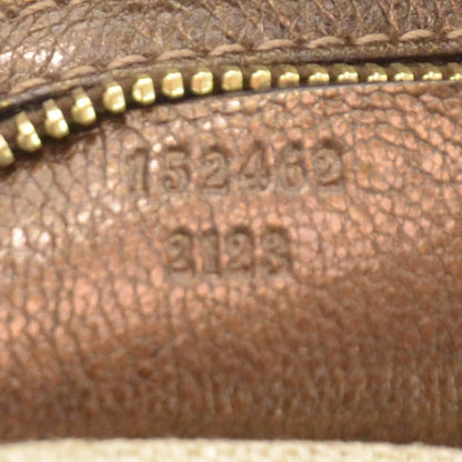 Gucci Leather Capri Small Bowler Bronze 10 of 11