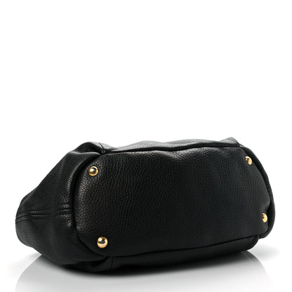 Prada Vitello Daino Shopping Tote Black 3 of 8