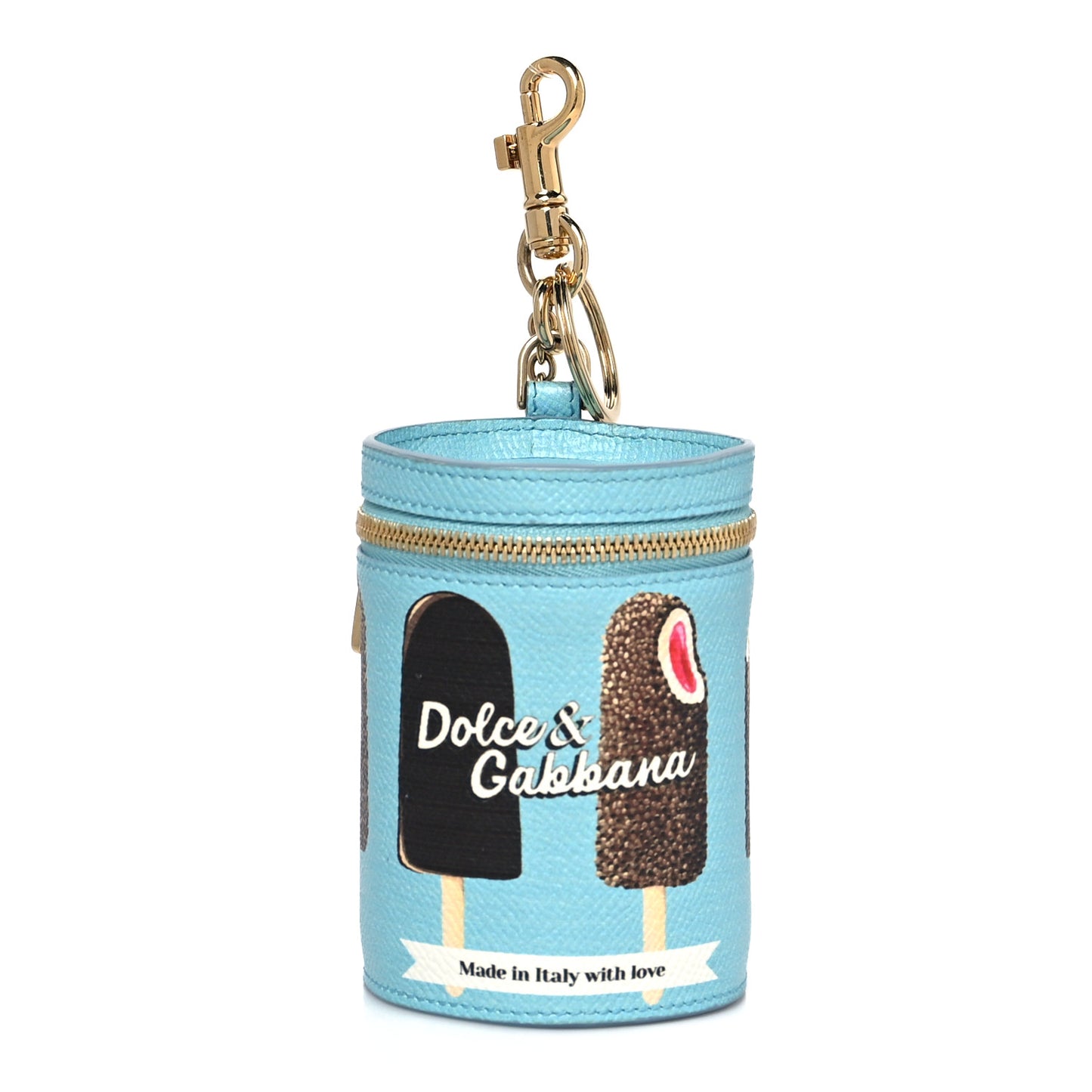 Dauphine Popsicle Printed Keychain Blue