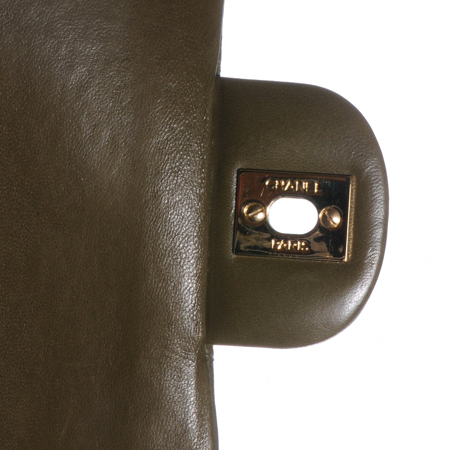 Chanel Lambskin Medium Double Flap Green 6 of 8