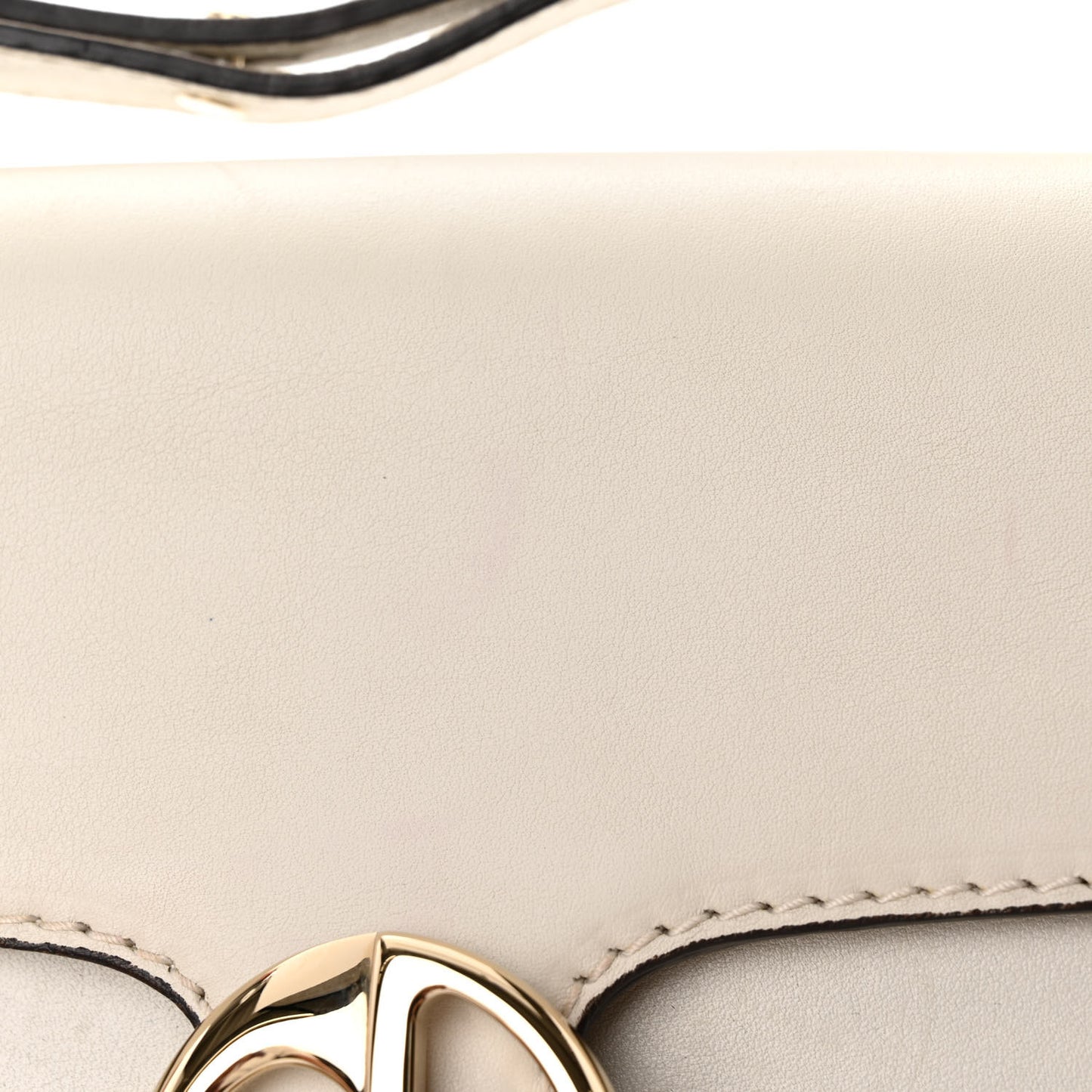 Calfskin Medium 1973 Shoulder Flap Bag Ivory