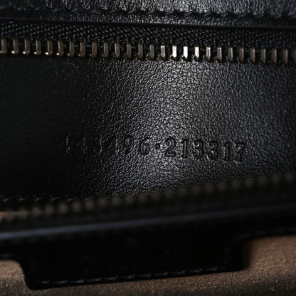 Gucci Calfskin Matelasse Medium GG Marmont Shoulder Bag Black 7 of 10