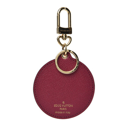Louis Vuitton Monogram Illustre Multi V Bag Charm Key Ring Fuchsia 3 of 6