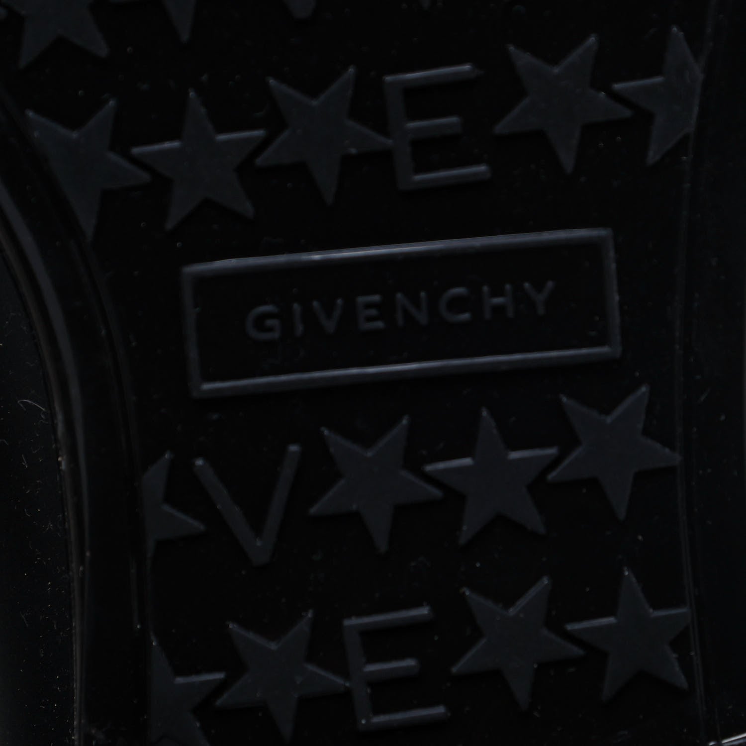 Givenchy Knit Rubber Storm Over The Knee Boots 35 Silver Gold 6 of 7
