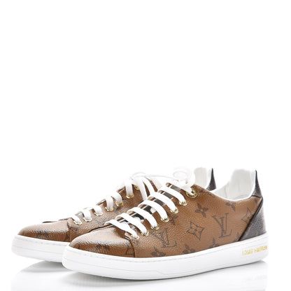 Louis Vuitton Reverse Monogram Frontrow Sneakers 38.5 3 of 9