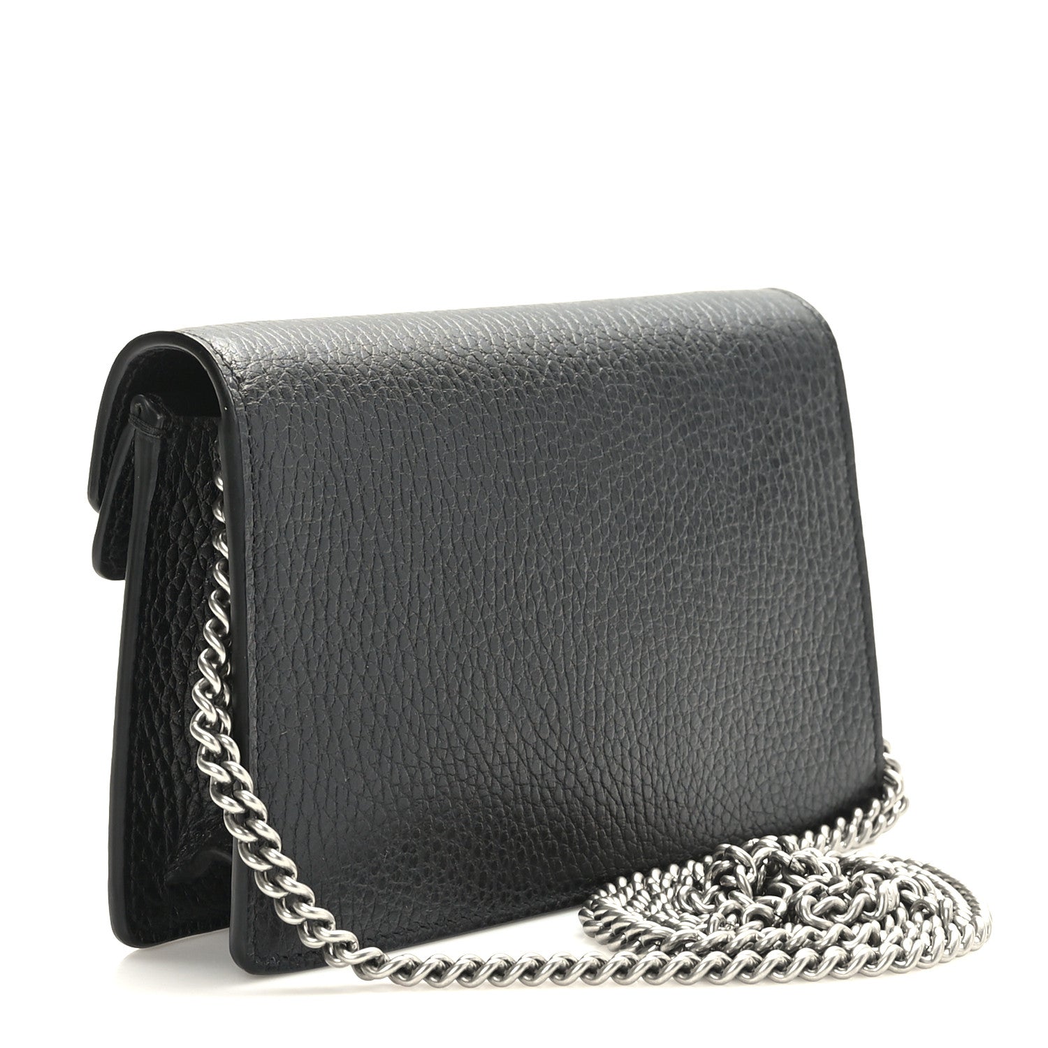 Gucci Calfskin Super Mini Dionysus Shoulder Bag Black 3 of 9