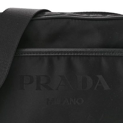 Prada Tessuto Nylon Saffiano Logo Camera Bag Black 8 of 10