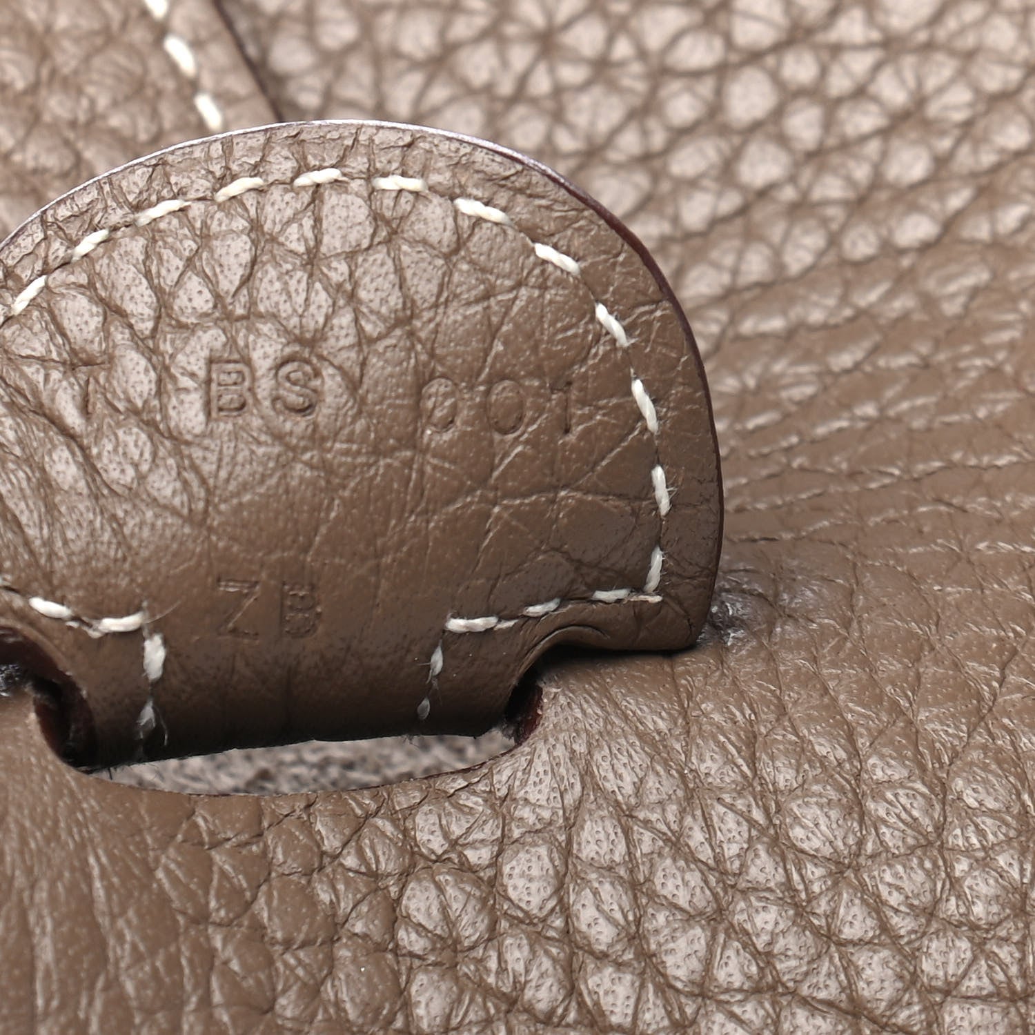 Hermes Taurillon Clemence Evelyne III PM Etoupe 7 of 11