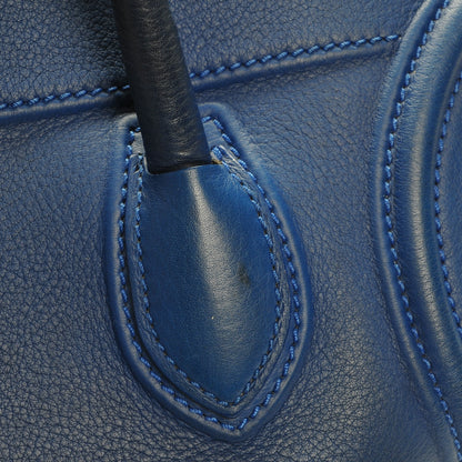 Celine Supple Calfskin Large Phantom Luggage Royal Blue 10 of 10