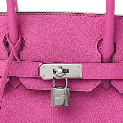 Hermes Taurillon Clemence Birkin 30 Magnolia 8 of 11