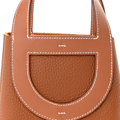 Hermes Taurillon Clemence Swift In-The-Loop 18 Bag Gold 8 of 10