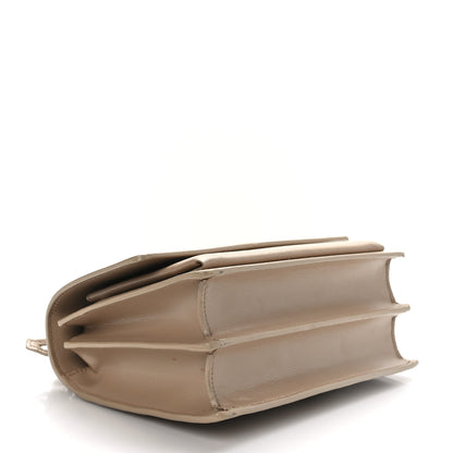 Saint Laurent Calfskin Medium Monogram Sunset Dark Beige 4 of 8