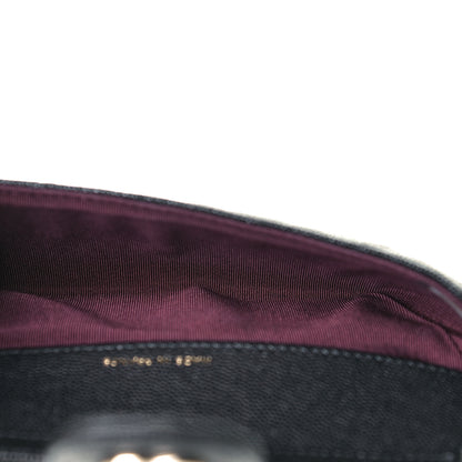 Chanel Caviar Quilted Glasses Case With Chain Black 4 of 8