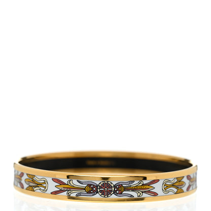Hermes Enamel Printed Narrow Dreamcatchers Bracelet 65 3 of 5