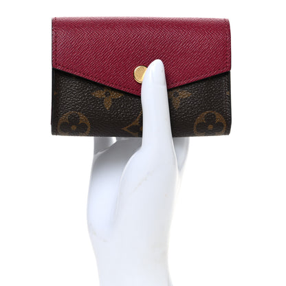 Louis Vuitton Monogram Sarah Multicartes Fuchsia 2 of 7