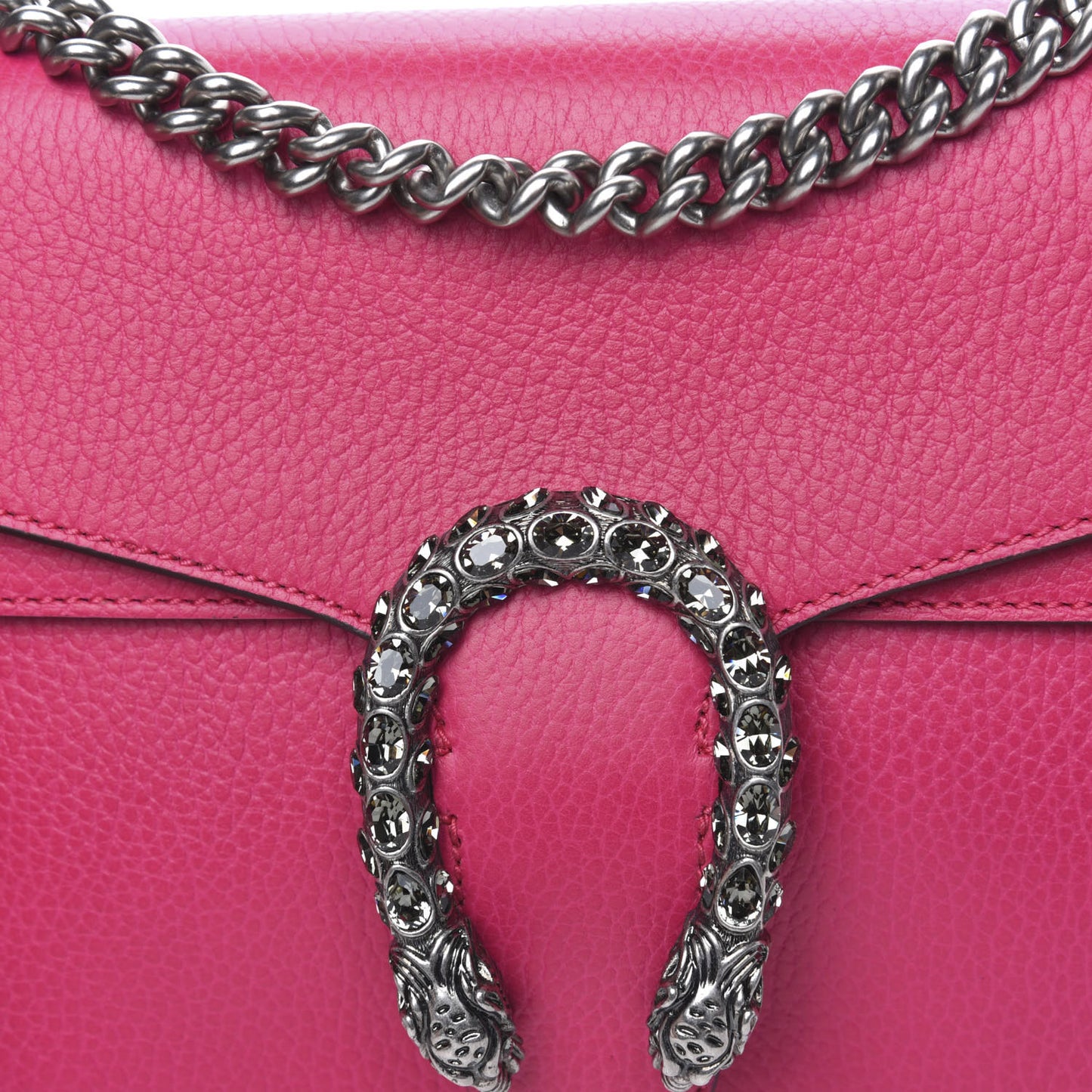 Dollar Calfskin Small Dionysus Shoulder Bag Box Pink