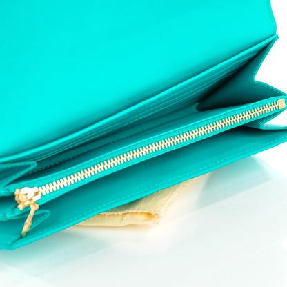 Louis Vuitton Vernis Sarah Wallet Blue Lagon 5 of 8