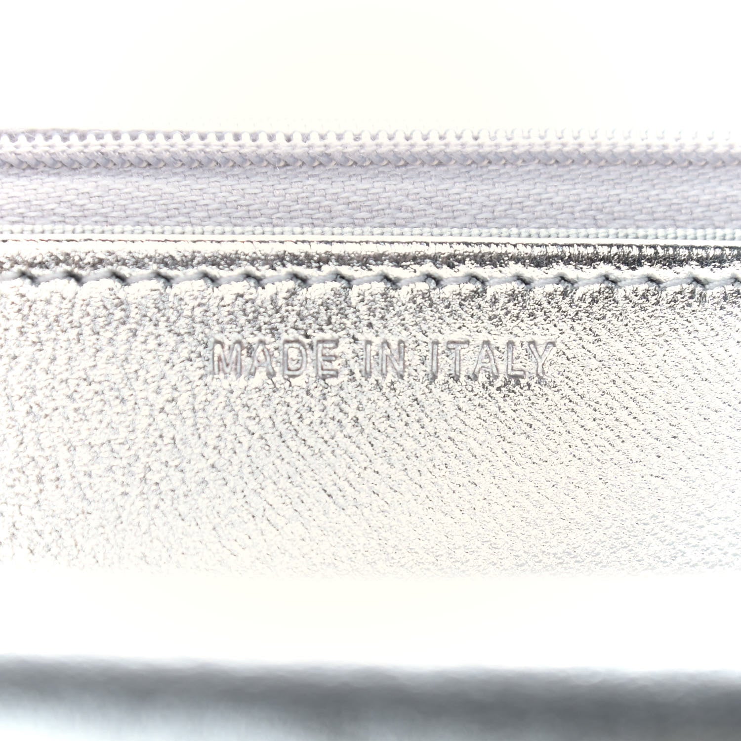 Chanel Gradient Metallic Calfskin Quilted Wallet On Chain WOC Silver Blue Yellow Purple 7 of 10