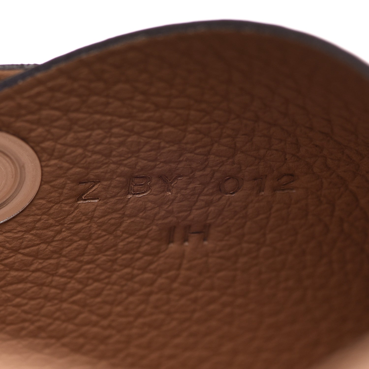 Hermes Evercolor Calvi Card Case Chai 7 of 8