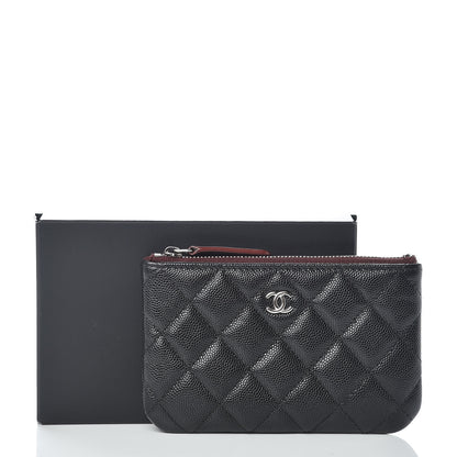 Chanel Caviar Quilted Small Cosmetic Case Black 8 of 8