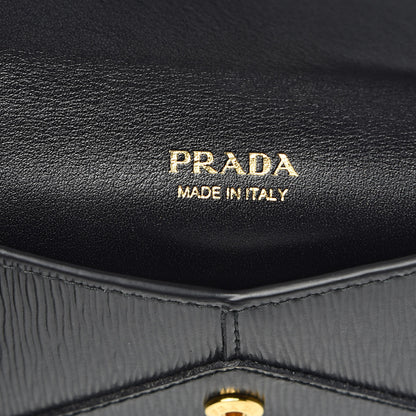 Prada Vitello Move Envelope Wallet Black 6 of 7