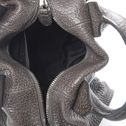Alexander Wang Pebbled Lambskin Inside Out Rocco Grey 6 of 7