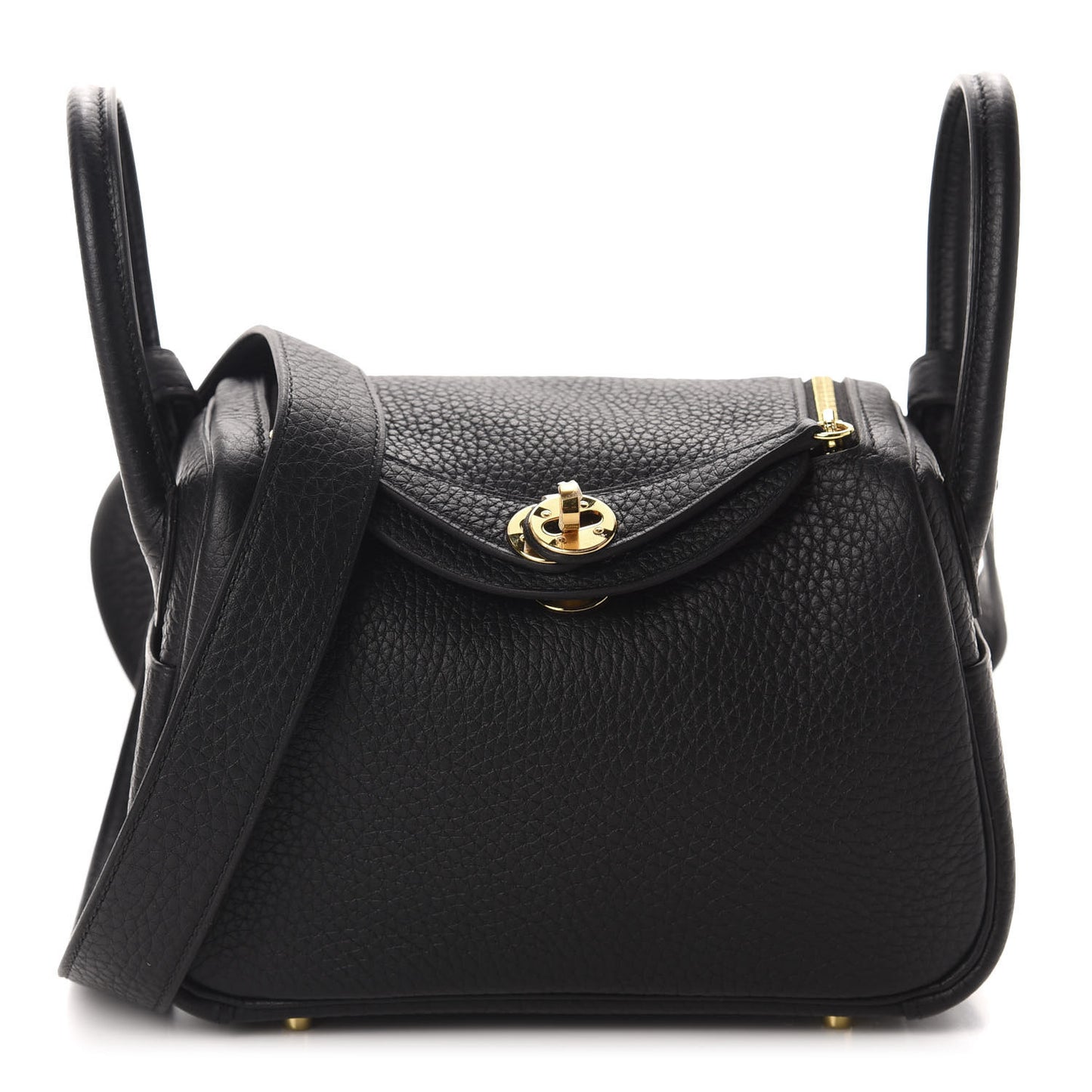 Taurillon Clemence Mini Lindy 20 Black