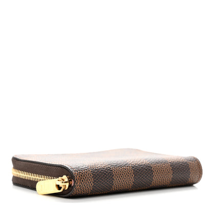 Louis Vuitton Damier Ebene Zippy Coin Purse Rose Ballerine 4 of 7