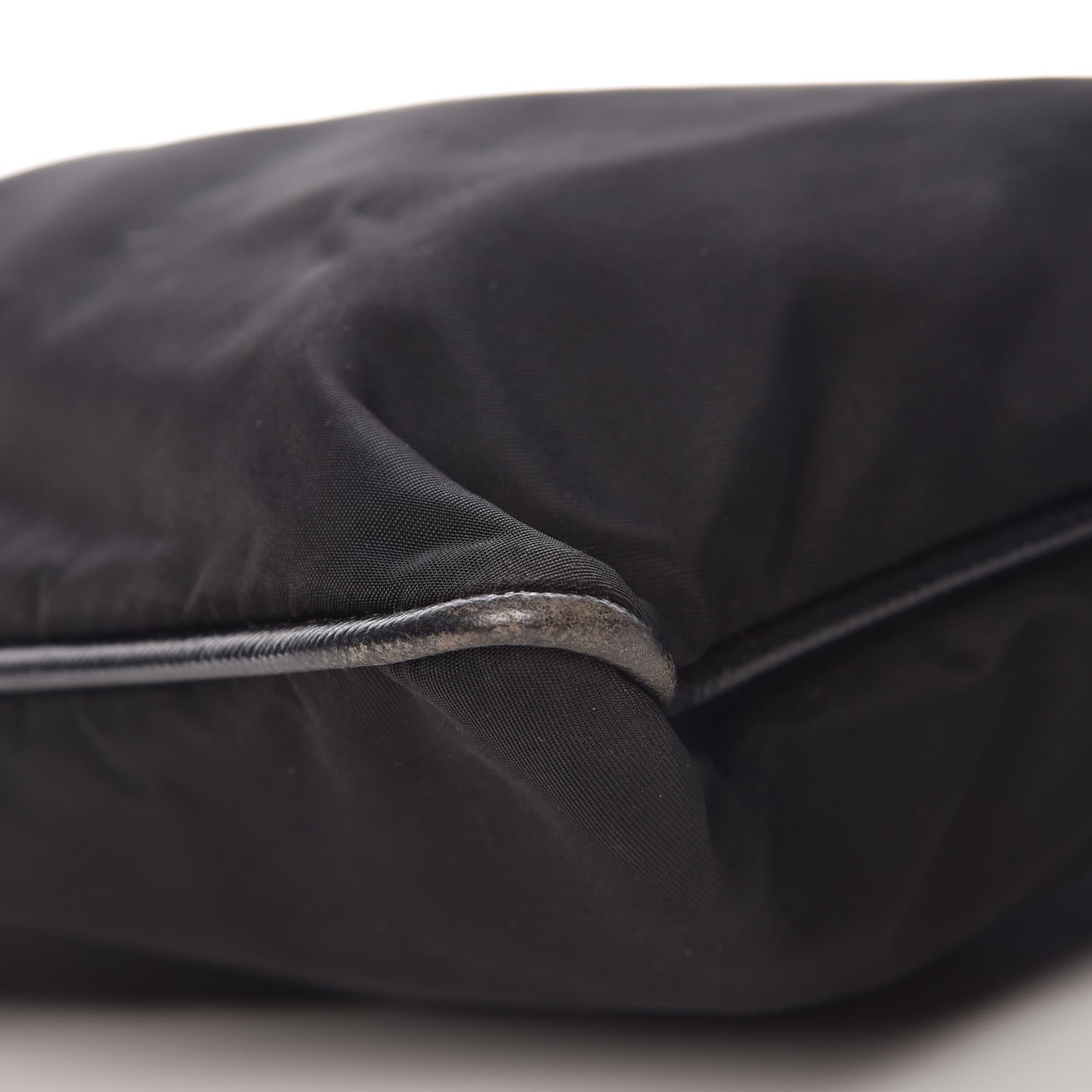 Prada Nylon Saffiano Flat Messenger Bag Black 9 of 9