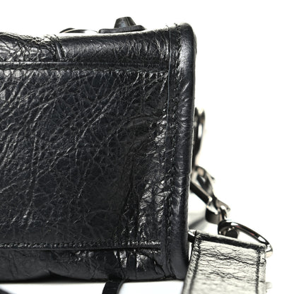 Balenciaga Agneau Classic Silver Hardware Mini City Black 5 of 7