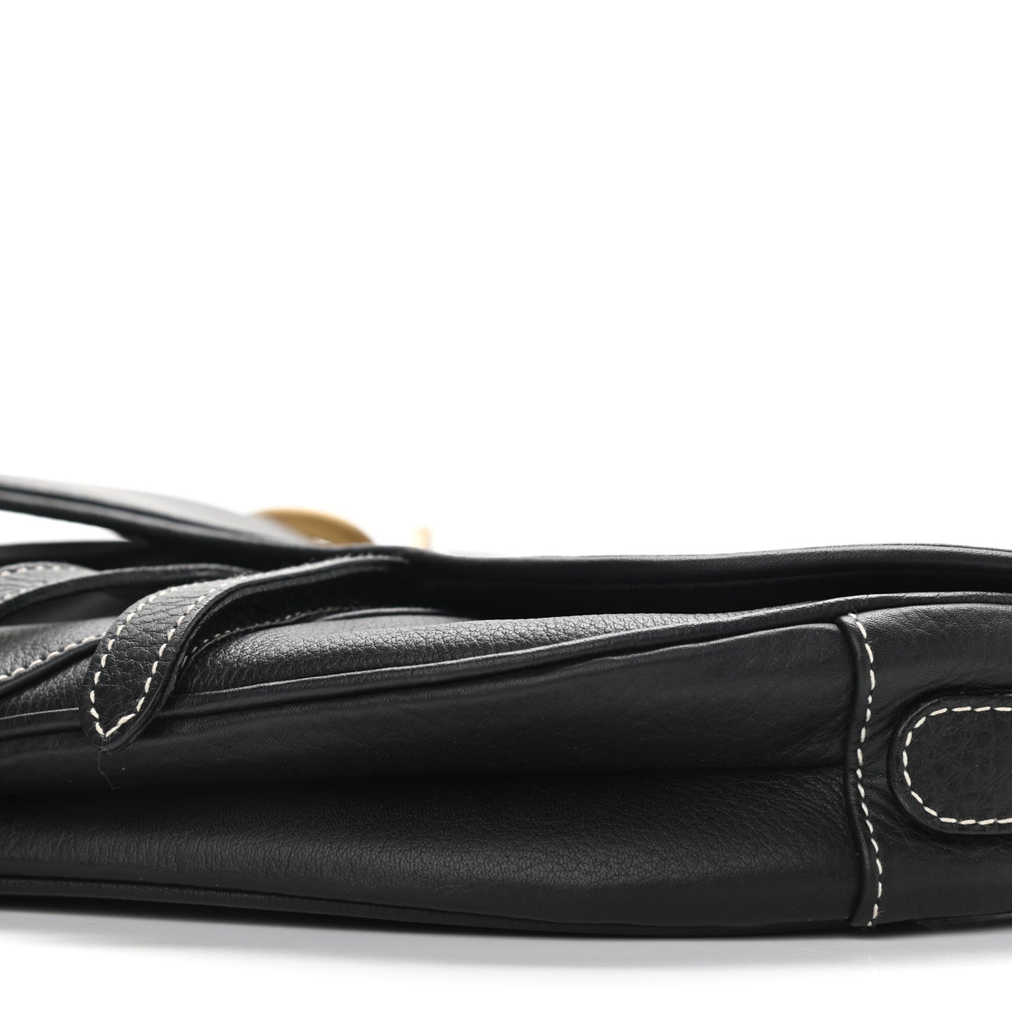 Calfskin Saddle Bag Black