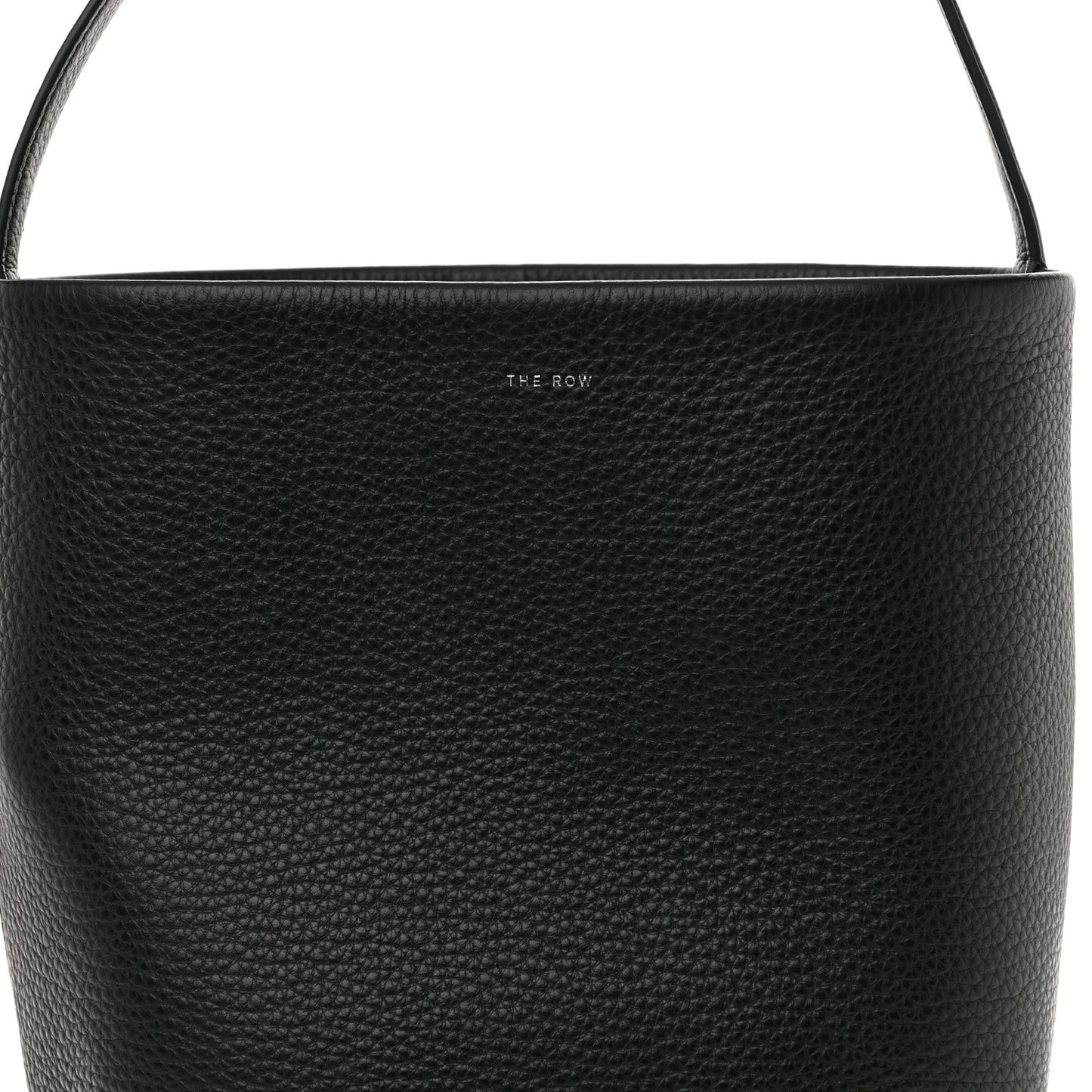 Grained Calfskin Medium N/S Park Tote Black