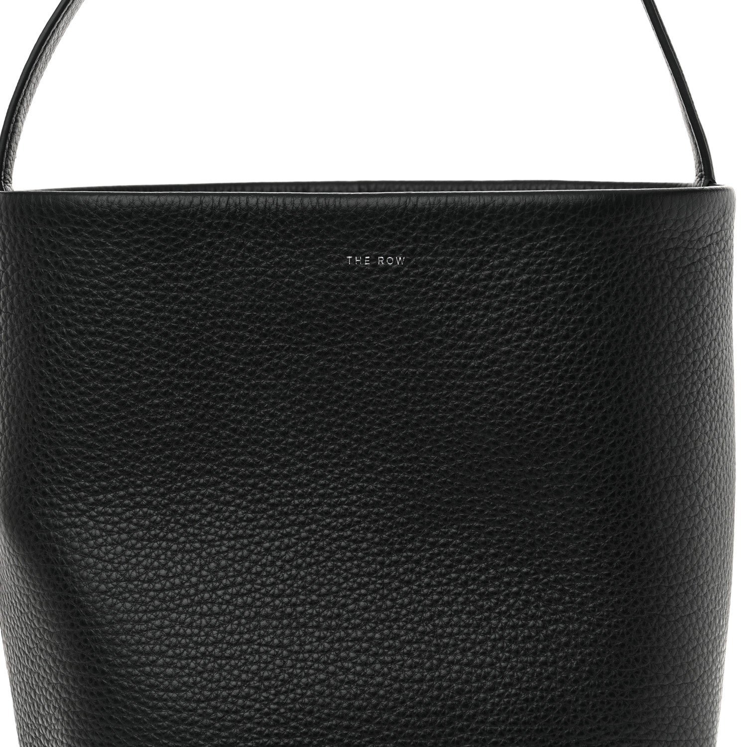 The Row Grained Calfskin Medium N/S Park Tote Black 8 of 10