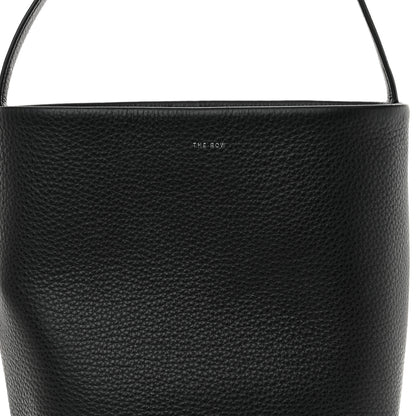 The Row Grained Calfskin Medium N/S Park Tote Black 8 of 10