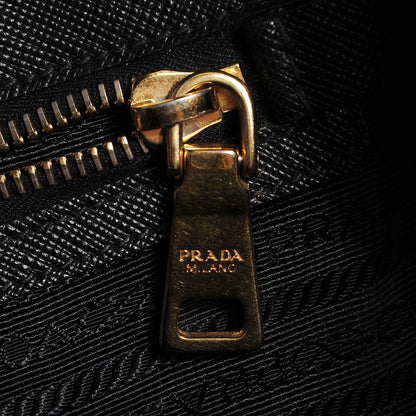 Prada Saffiano Large Galleria Double Zip Tote Black 7 of 9