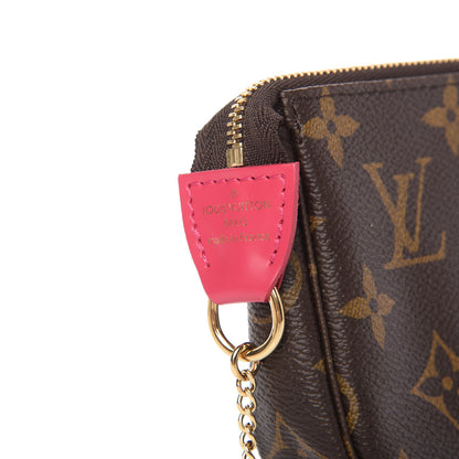 Louis Vuitton Monogram 2020 Christmas Animation Roller Coaster Mini Pochette Accessories Pivoine 9 of 9